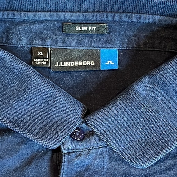 J. Lindeberg slim fit polo shirt, size XL. - Picture 4 of 10
